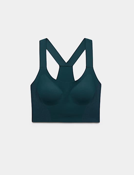 Shimmer Scoop Neck Racer Back Bra Vest