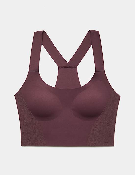 Shimmer Scoop Neck Racer Back Bra Vest