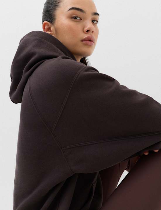 Cotton Rich Volume Relaxed Hoodie