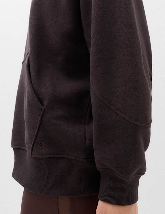 Cotton Rich Volume Relaxed Hoodie