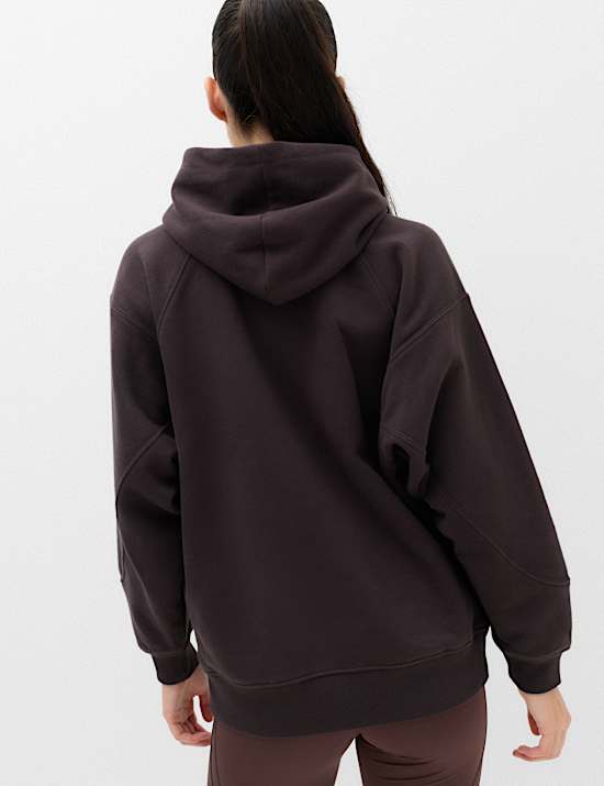 Cotton Rich Volume Relaxed Hoodie
