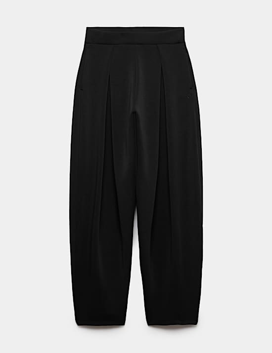 Sandwash Supersoft Pleated Barrel Leg Ankle Grazer Trousers