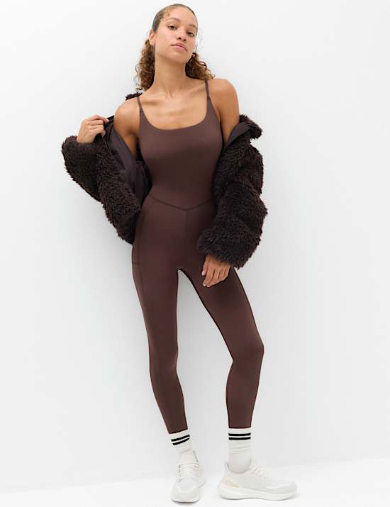 Strappy Back Fitted Bodysuit