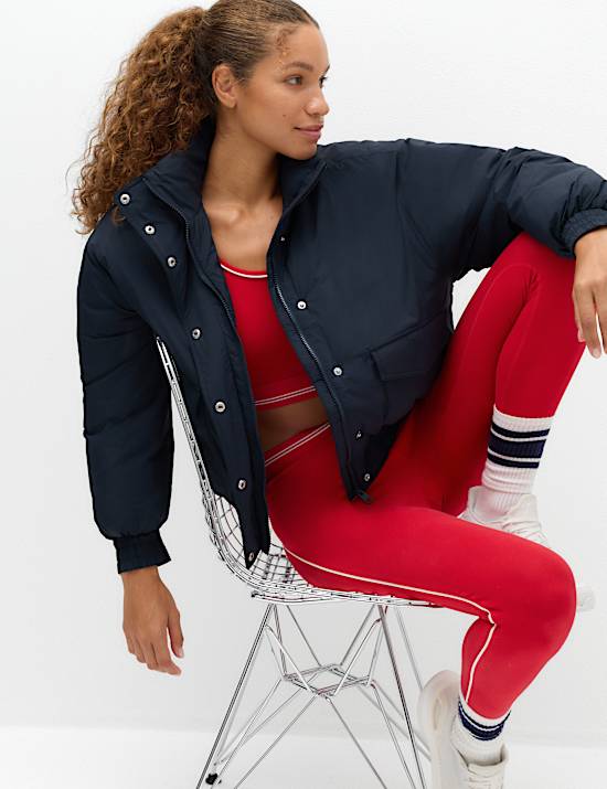 Stormwear Padded Funnel Neck Bomber Jacket