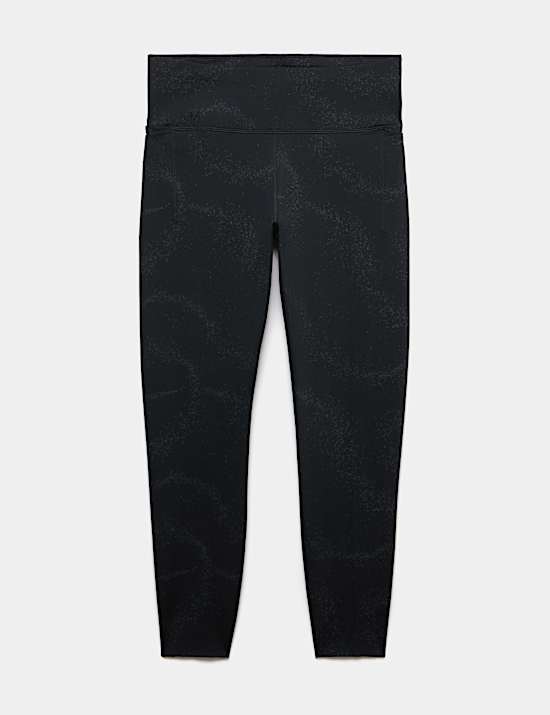 Leggings para gimnasio Go Move de cintura alta reflectantes con estampado