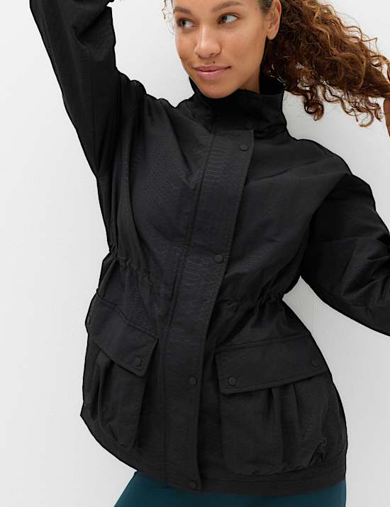 Stormwear Textured Funnel Neck Utility Jacket