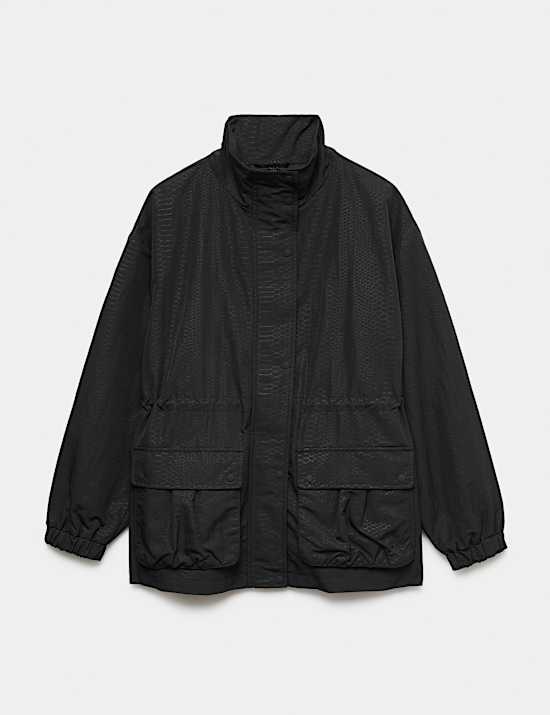 Stormwear Textured Funnel Neck Utility Jacket