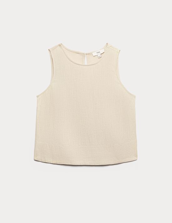 Vest with Linen