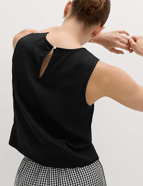 Vest with Linen