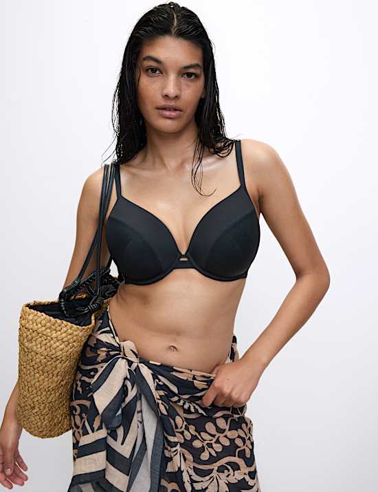 Wired Padded Plunge Bikini Top