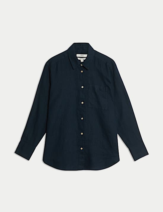 Pure Linen Oversized Shirt