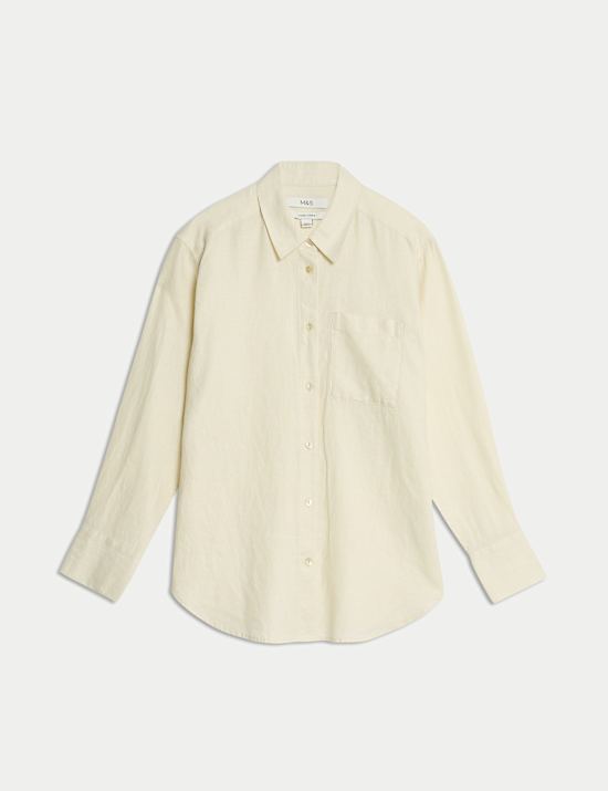 Pure Linen Oversized Shirt
