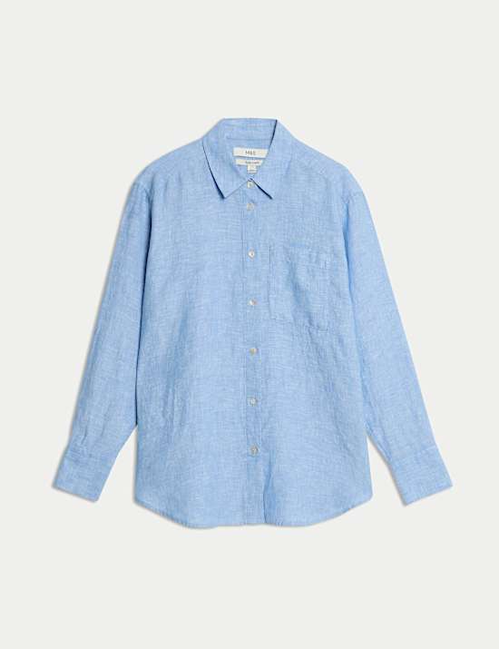 Pure Linen Oversized Shirt