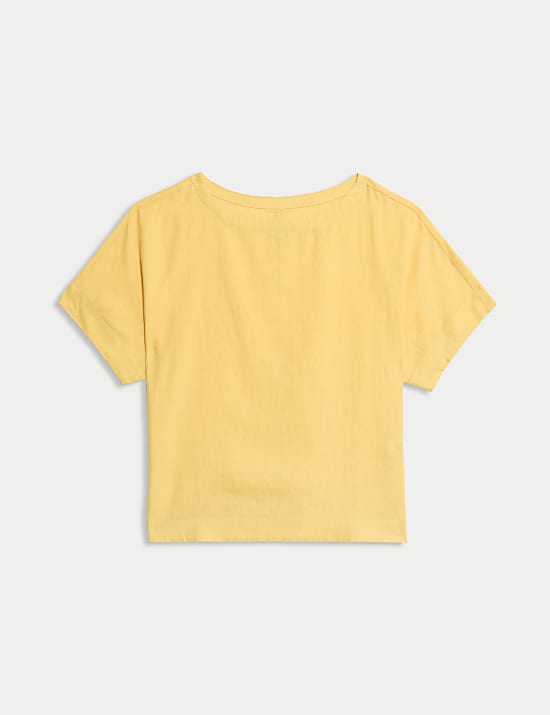 Pure Linen Relaxed T-Shirt