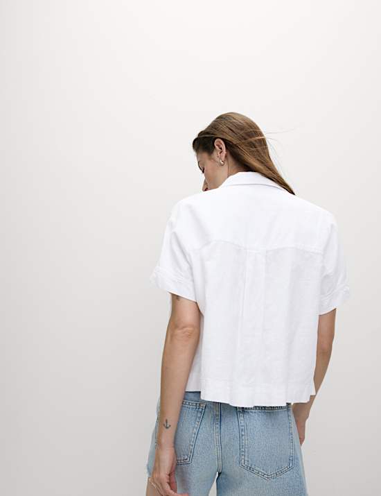 Linen Rich Collared Shirt