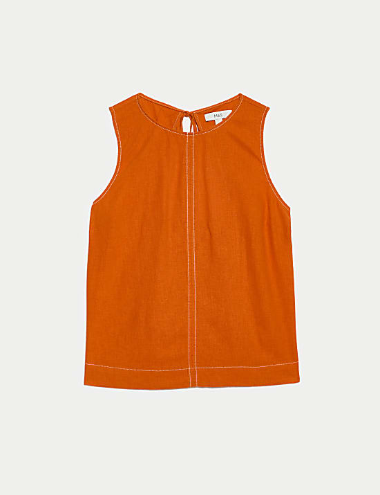 Linen Rich Regular Fit Vest