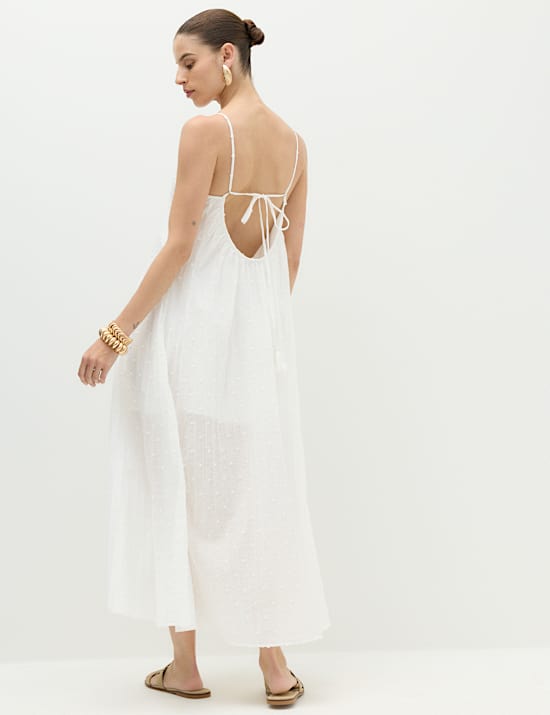Textured Dobby Maxi Beach Dress