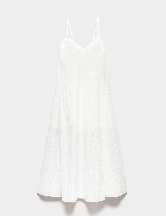 Maxi-strandjurk met Dobby-structuur
