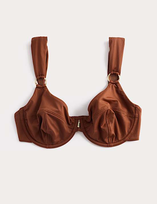 Trim Detail Wired Bikini Top (A-DD)