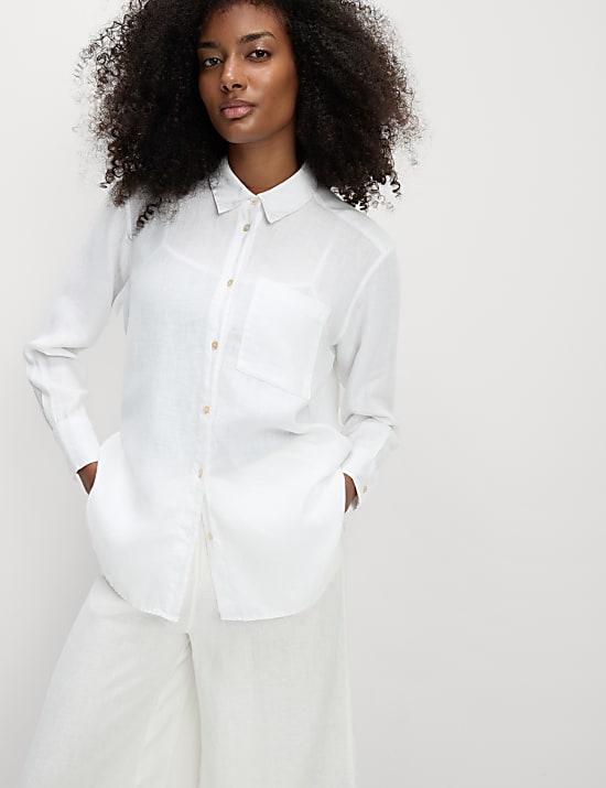 Pure Linen Relaxed Shirt