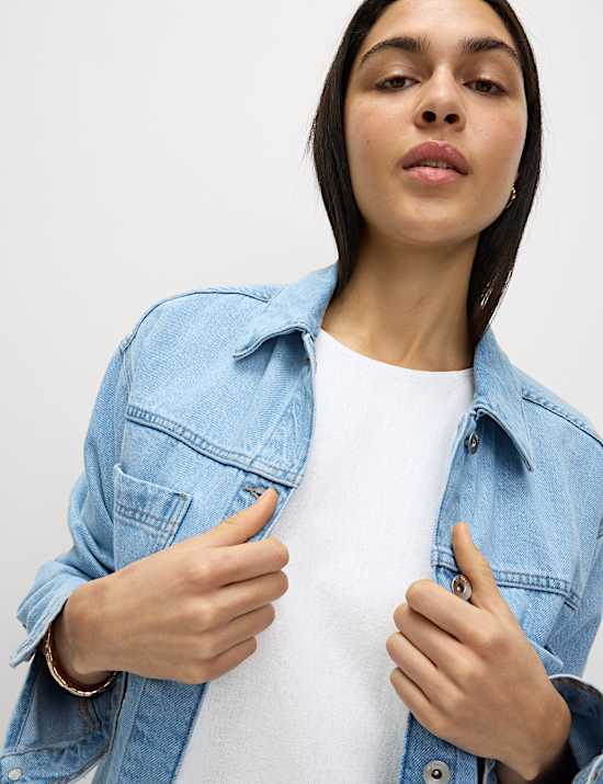 Linen Rich Round Neck Mini Shift Dress