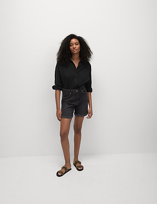 Pure Cotton Relaxed Beach Shirt