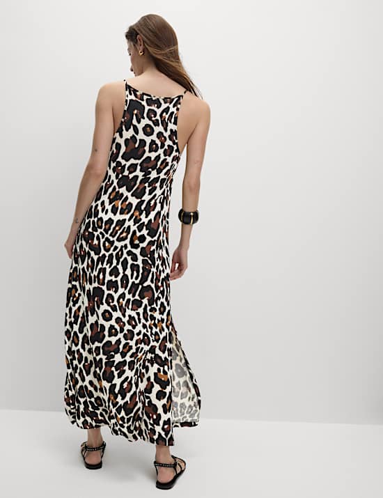 Jersey Printed Midaxi Beach Dress