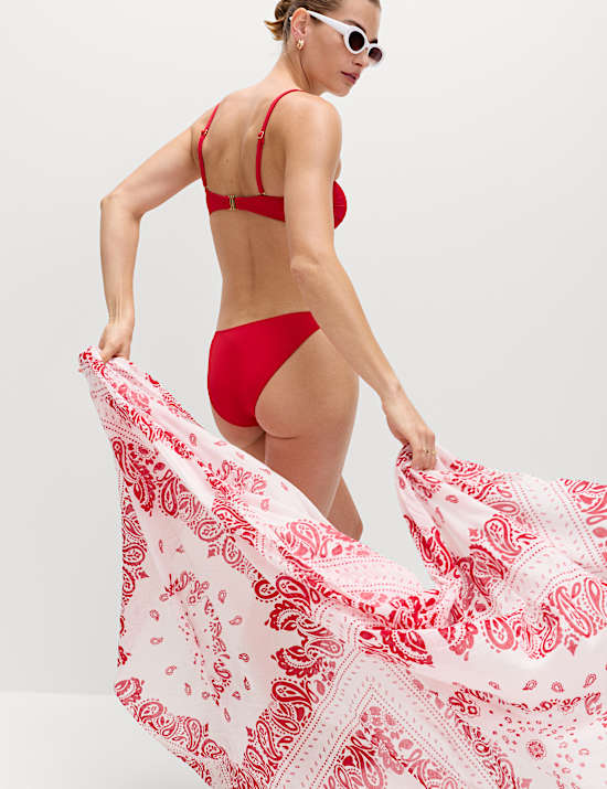Sarong 100 % coton imprim&eacute;