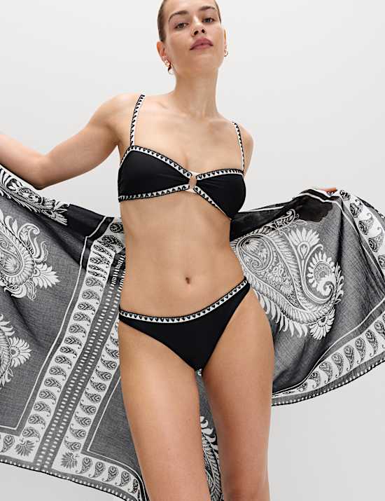 Sarong 100 % coton imprim&eacute;