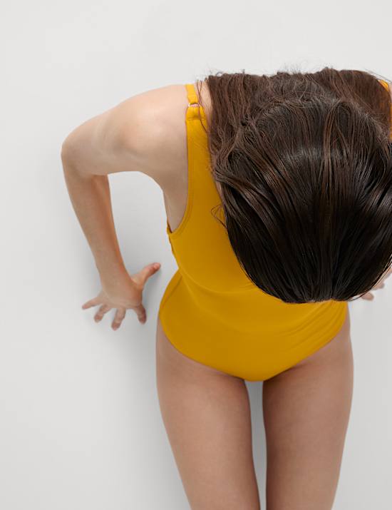 Tummy Control Padded Plunge Swimsuit