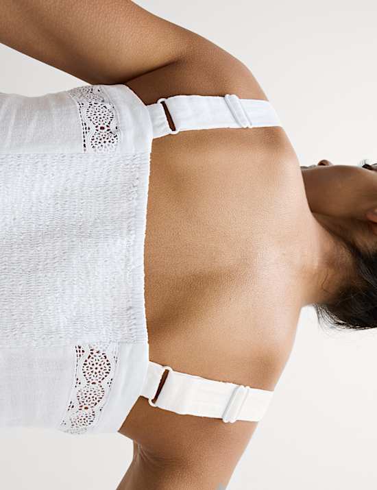 Linen Rich Strappy Cami Top