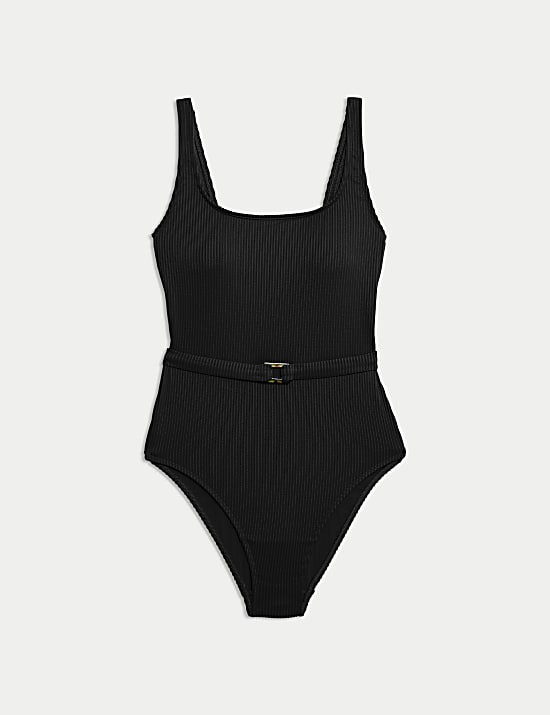 Post surgery Tummy Control Belted Swimsuit