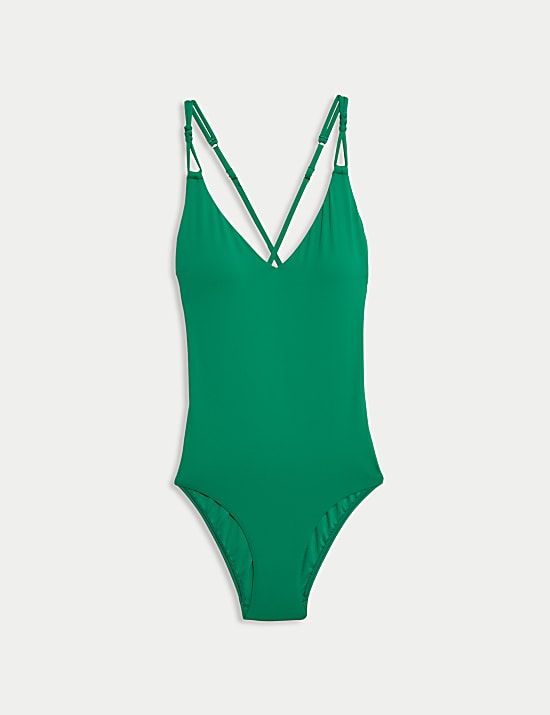 Plunge V-Neck Swimsuit