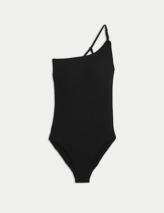 Maillot de bain rembourré texturé à une manche