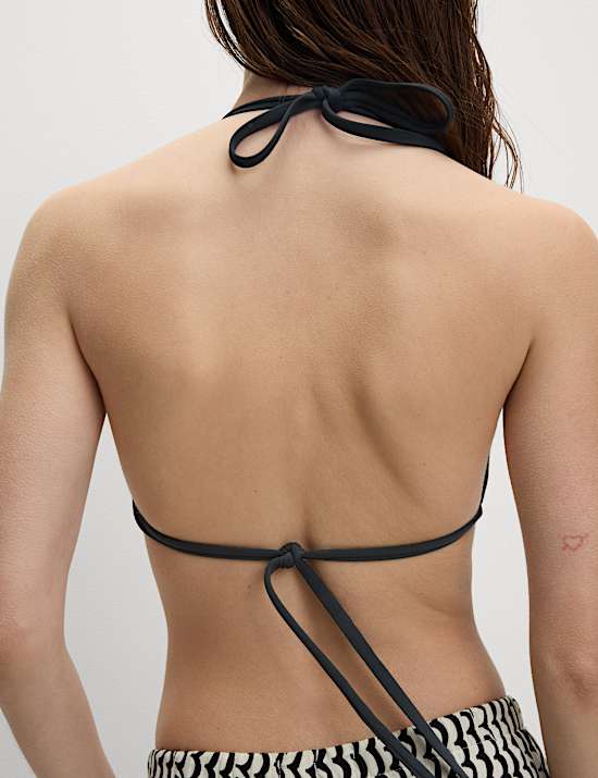 Neoprene Padded Triangle Bikini Top