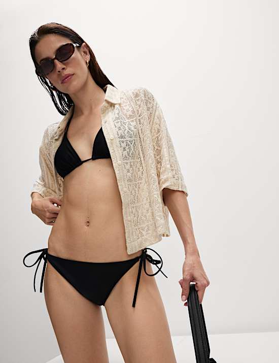 Period Tie Side Bikini Bottoms