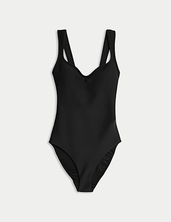 Maillot de bain en néoprène effet ventre plat