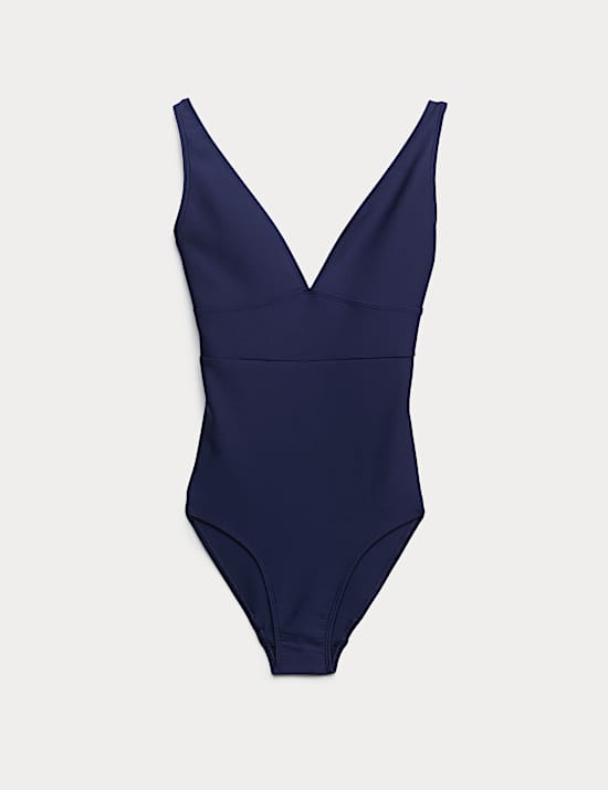 Sculpt Panelled Plunge Swimsuit