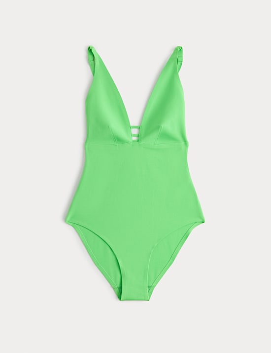 Sculpt Bonded Plunge Swimsuit