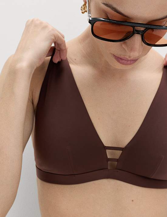 Sculpt Plunge V-Neck Bikini Top