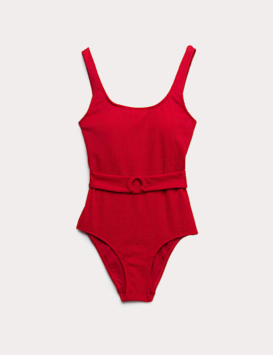 Postoperatief figuurcorrigerend badpak met riem