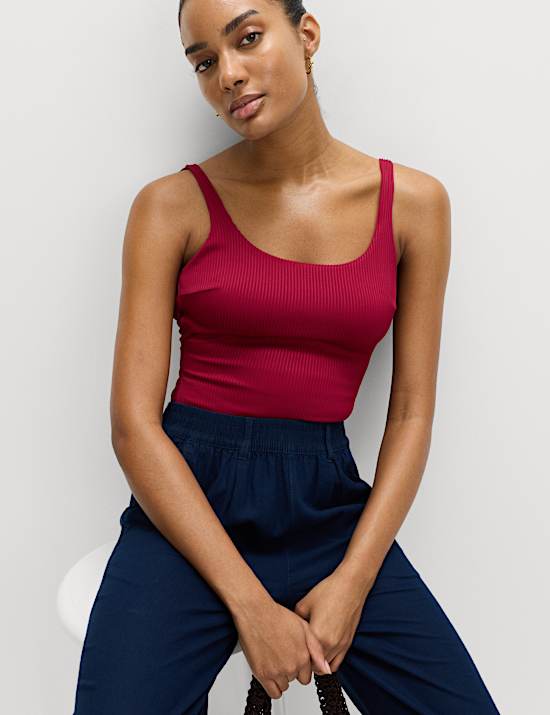 Maillot de bain textur&eacute; c&ocirc;tel&eacute; &agrave; d&eacute;collet&eacute; rond