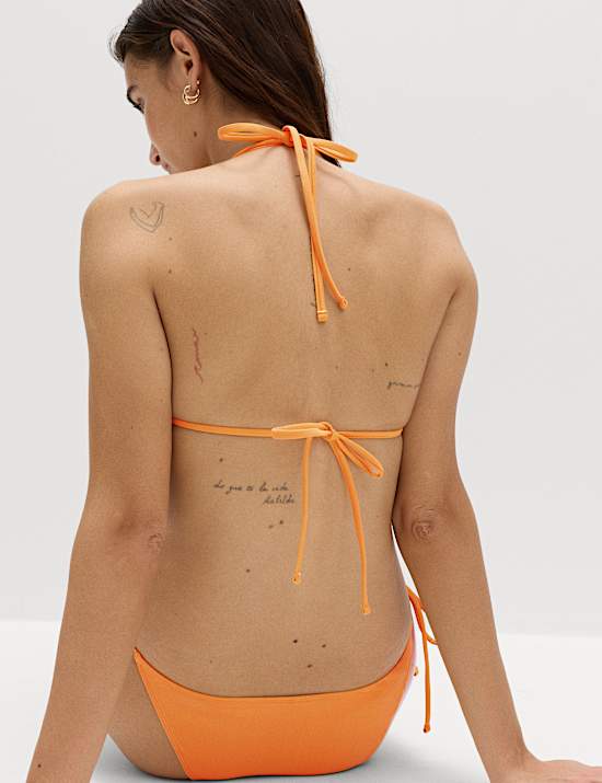 Padded Halterneck Triangle Bikini Top