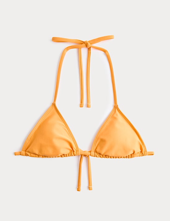 Padded Halterneck Triangle Bikini Top