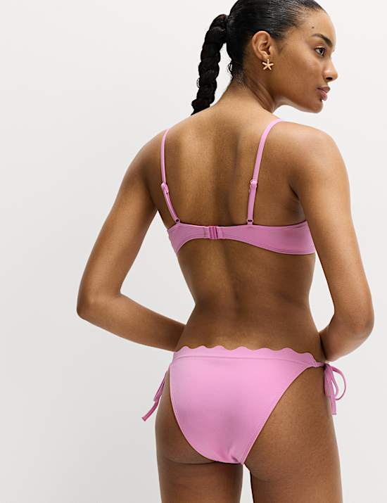 Wired Sculpt Scallop Bikini Top (A-E)