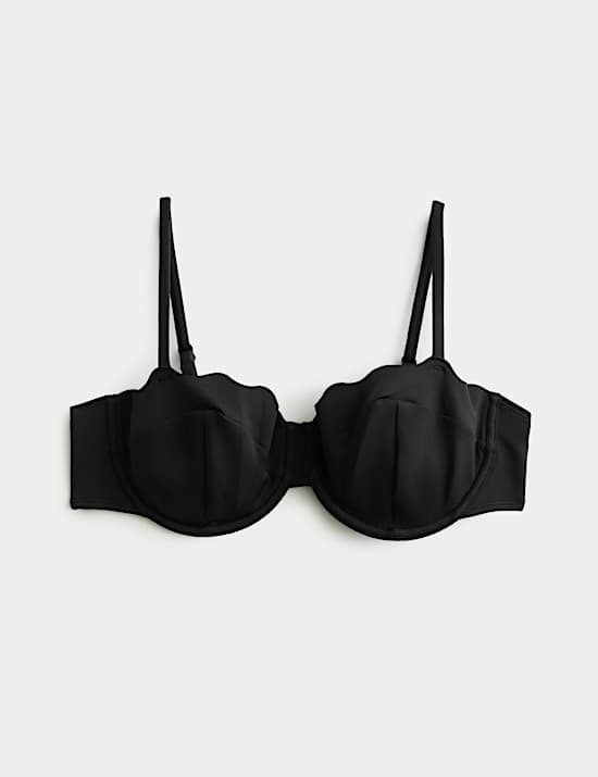 Wired Sculpt Scallop Bikini Top (A-E)