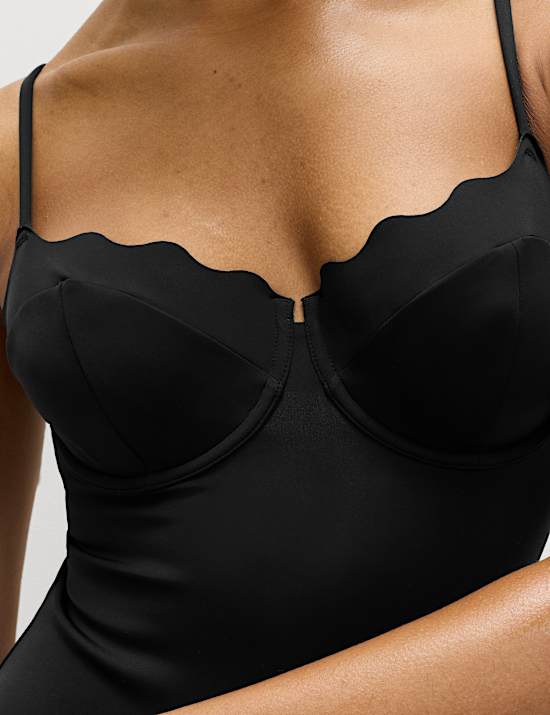 Sculpt Wired Scallop Swimsuit