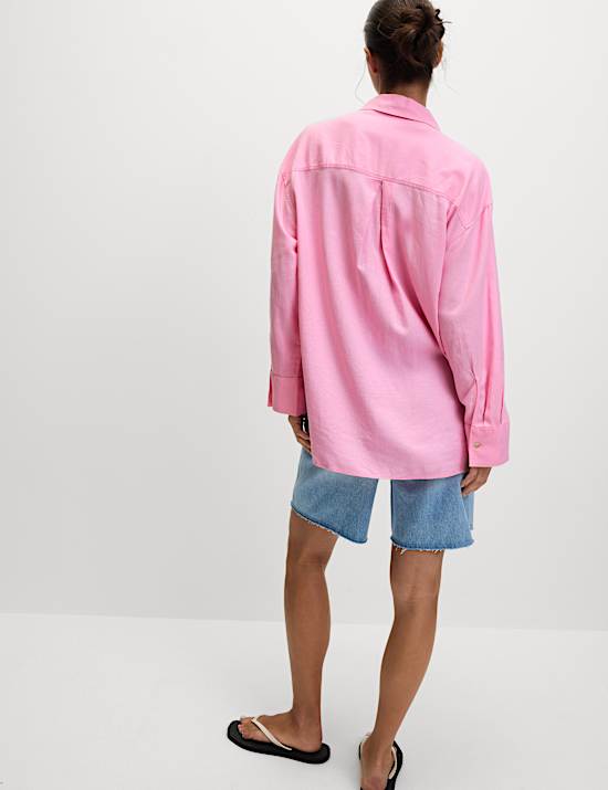 Relaxed Shirt With Linen