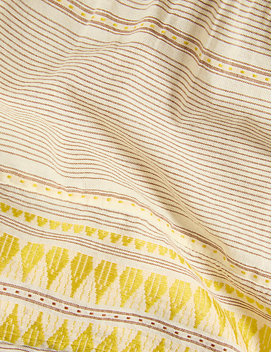 Robe de plage midaxi en coton &agrave; bretelles