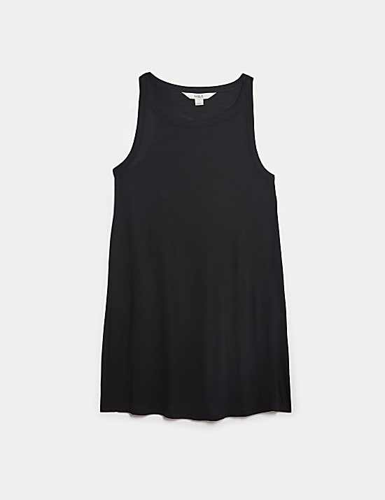 Jersey Racerback Mini Swing Beach Dress